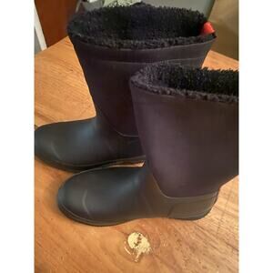 Hunter Womens Original Tall Snow Boot - Black - Size 7